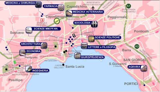 Clicca sulla facolt desiderata