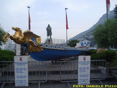 Il "Galeone" di Amalfi, l'imbarcazione usata nell'annuale Regata delle Antiche Repubbliche Marinare (foto: Daniele Pizzo, 2005)
