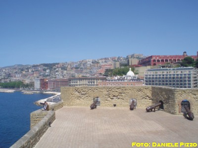 La terrazza superiore del Castel dell'Ovo