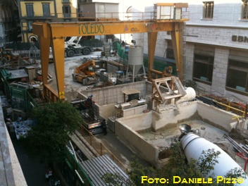 Cantiere Linea 1 via Toledo (foto DP - 2010)