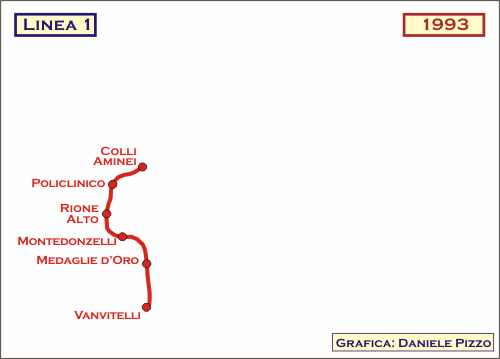 Lo sviluppo della Linea 1 della Metropolitana di Napoli (grafica: Daniele Pizzo)