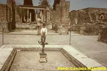 Pompei: la Casa del Fauno (foto Candida Martone - 1986) 