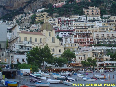 Positano, la spiaggia (foto: Daniele Pizzo, 2005)