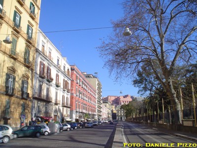 Riviera di Chiaia: tratto tra Piazza Vittoria e Piazza San Pasquale (foto: gennaio 2009)