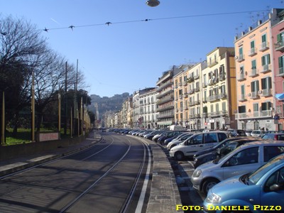 Riviera di Chiaia: tratto tra Piazza San Pasquale e Piazza della Repubblica (foto: gennaio 2009)