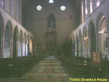 Interno della Chiesa di Santa Chiara (foto: DP)