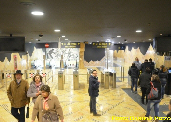 Metropolitana di Napoli - Stazione Toledo - foto Daniele Pizzo (Dic. 2012)