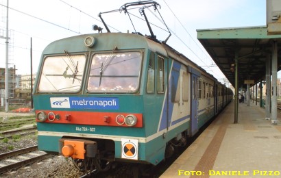 Locomotore Ale 724 nella stazione Cavalleggeri (foto: 2004)