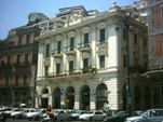 La stazione di valle della Funicolare di Mergellina