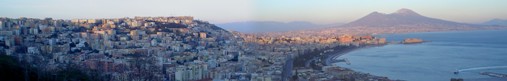 Panorama da una terrazza di via Orazio (Daniele Pizzo, marzo 2004)